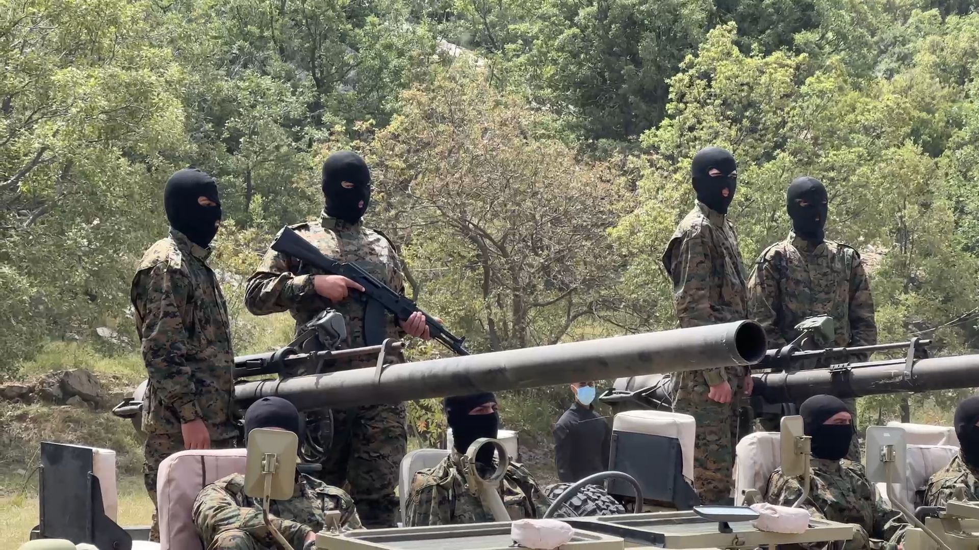 مناورة حزب الله في معسكر الجبور (15)